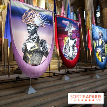 Raphaël Barontini, les photos de son installation monumentale au Panthéon