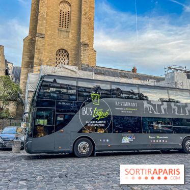 Bus Saint Germain 1920 - dîner dans un bus en traversant Paris