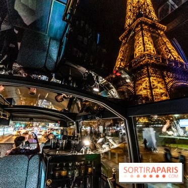 Bus Saint Germain 1920 - dîner dans un bus en traversant Paris