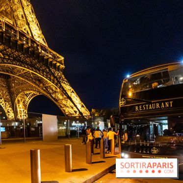 Bus Saint Germain 1920 - dîner dans un bus en traversant Paris