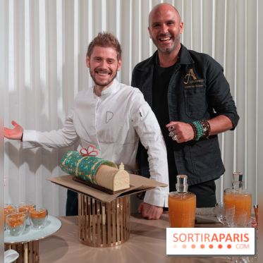 Bûche et cocktail de Noël du Printemps Haussmann par Bryan Esposito et Matthias Giroud - A7C0438