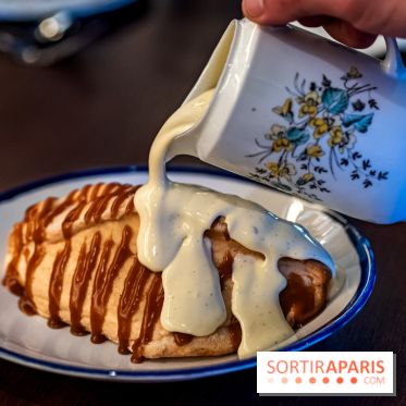 Bistrot Podium, le restaurant festif avec la carte de Glenn Viel -  ile flottante caramélisée