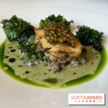 Menu chasse Le Gabriel, La Réserve - Ormeaux, lentilles, caviar