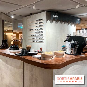 Café Jonak et collections chaussures marrons - Galeries Lafayette Haussmann - image00005