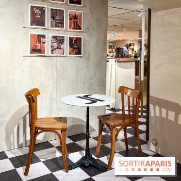 Café Jonak et collections chaussures marrons - Galeries Lafayette Haussmann - image00013