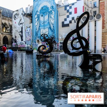 La Fontaine Stravinsky rénovée à Paris, nos photos
