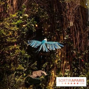 Inauguration des vitrines et décorations de Noël du BHV Marais à Paris 2023