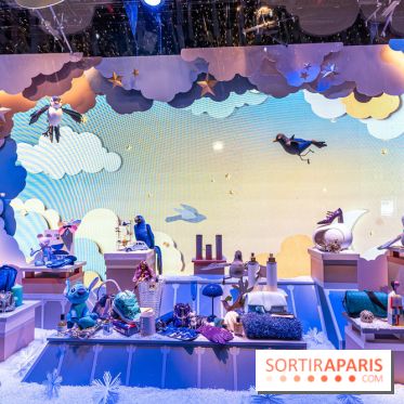 Les vitrines de Noël du Printemps 2023 - inauguration avec Catherine Deneuve