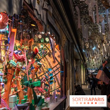 Les vitrines de Noël du Printemps 2023 - inauguration avec Catherine Deneuve