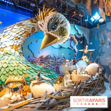 Les vitrines de Noël du Printemps 2023 - inauguration avec Catherine Deneuve