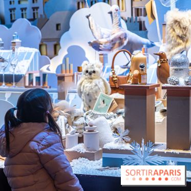 Les vitrines de Noël du Printemps 2023 - inauguration avec Catherine Deneuve