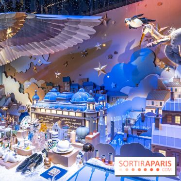 Les vitrines de Noël du Printemps 2023 - inauguration avec Catherine Deneuve