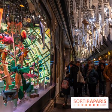Les vitrines de Noël du Printemps 2023 - inauguration avec Catherine Deneuve