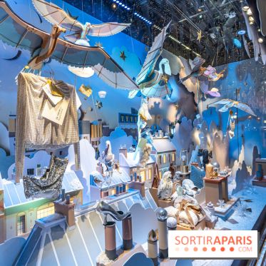 Les vitrines de Noël du Printemps 2023 - inauguration avec Catherine Deneuve