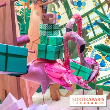 Les vitrines de Noël du Printemps 2023 - inauguration avec Catherine Deneuve