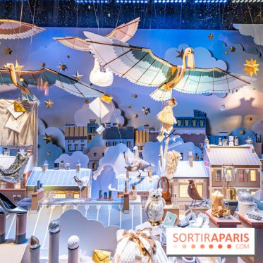 Les vitrines de Noël du Printemps 2023 - inauguration avec Catherine Deneuve