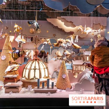 Les vitrines de Noël du Printemps 2023 - inauguration avec Catherine Deneuve