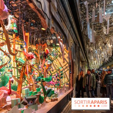 Les vitrines de Noël du Printemps 2023 - inauguration avec Catherine Deneuve