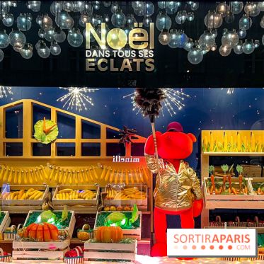 Les vitrines et décors de Noël 2023 du Bon Marché Rive Gauche