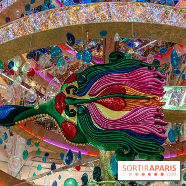 Le sapin de Noël des Galeries Lafayette Haussmann 2023 -  A7C7574