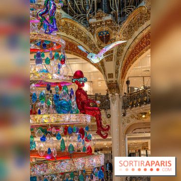 Le sapin de Noël des Galeries Lafayette Haussmann 2023