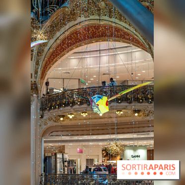 Le sapin de Noël des Galeries Lafayette Haussmann 2023