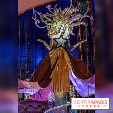 Le sapin de Noël des Galeries Lafayette Haussmann 2023 -  A7C7874