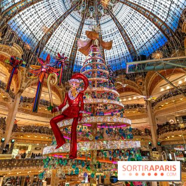 Le sapin de Noël des Galeries Lafayette Haussmann 2023