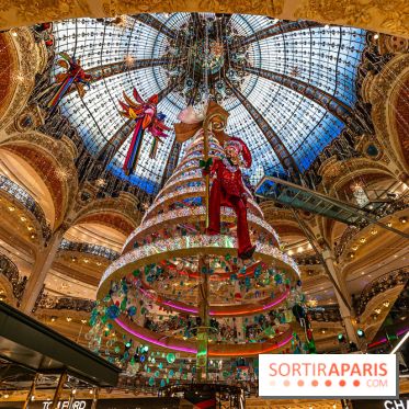 Le sapin de Noël des Galeries Lafayette Haussmann 2023