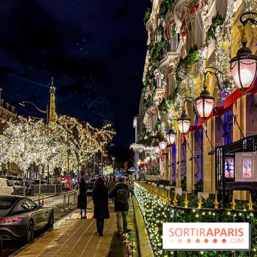 Les illuminations de Noël 2023 de l'Avenue Montaigne - cérémonie et décors féériques