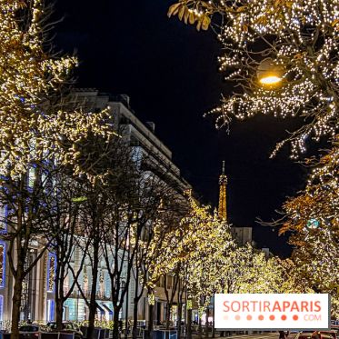 Les illuminations de Noël 2023 de l'Avenue Montaigne - cérémonie et décors féériques