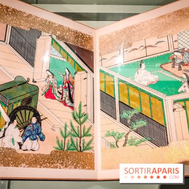 Exposition A la cour du Prince Genji : l'imaginaire japonaise se dévoile au musée Guimet  - IMG20231121094315