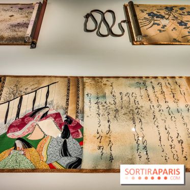 Exposition A la cour du Prince Genji : l'imaginaire japonaise se dévoile au musée Guimet  - IMG20231121095215