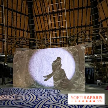 Spectacle d'ombres au Printemps Haussmann