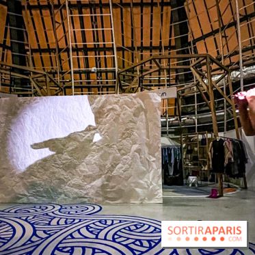 Spectacle d'ombres au Printemps Haussmann