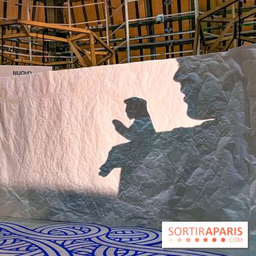 Spectacle d'ombres au Printemps Haussmann