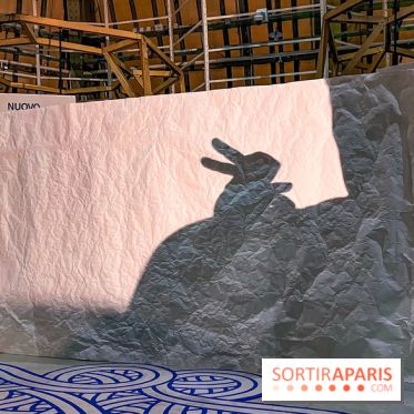 Spectacle d'ombres au Printemps Haussmann