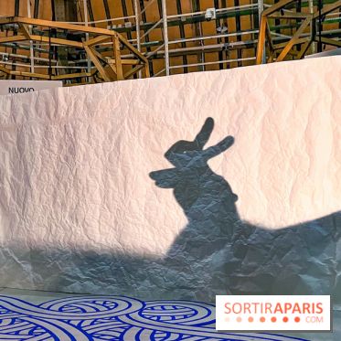 Spectacle d'ombres au Printemps Haussmann