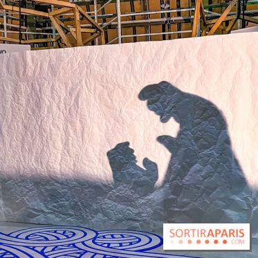 Spectacle d'ombres au Printemps Haussmann