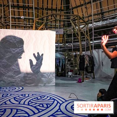 Spectacle d'ombres au Printemps Haussmann