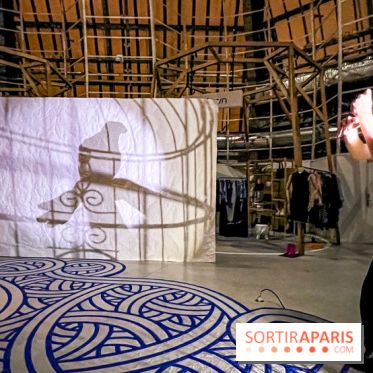 Spectacle d'ombres au Printemps Haussmann