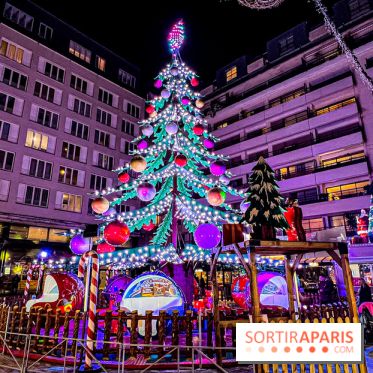 Le Marché de Noël de Boulogne Billancourt (92) : carrousel, vin chaud, illuminations - image00052