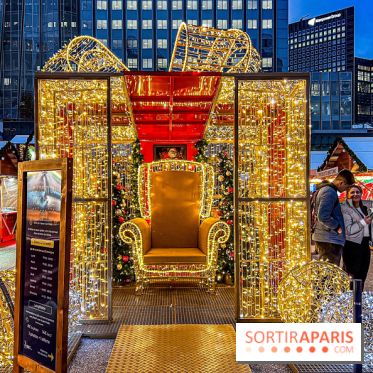 Le Marché de Noël 2023 de La Défense - Père Noël, spots photo illuminés, créateurs et stands gourmands