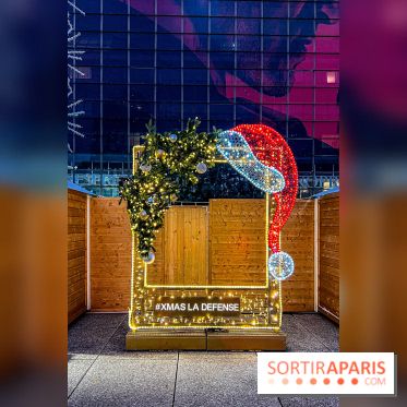 Le Marché de Noël 2023 de La Défense - Père Noël, spots photo illuminés, créateurs et stands gourmands