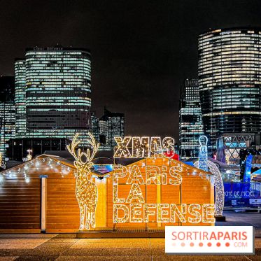 Le Marché de Noël 2023 de La Défense - Père Noël, spots photo illuminés, créateurs et stands gourmands