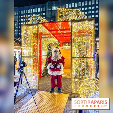 Le Marché de Noël 2023 de La Défense - Père Noël, spots photo illuminés, créateurs et stands gourmands