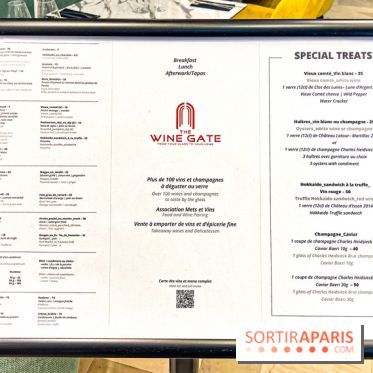 The Wine Gate, bar à vin et cave à manger des Galeries Lafayette Haussman