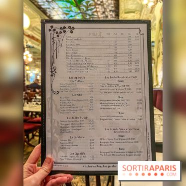 Le Bouillon Julien, la brasserie au sublime décor art nouveau, son menu et ses plats - carte