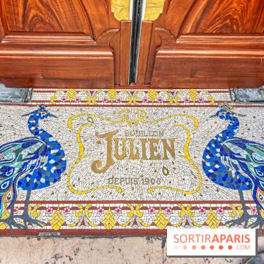 Le Bouillon Julien, la brasserie au sublime décor art nouveau, son menu et ses plats - faïenceries d'Hippolyte Boulenger