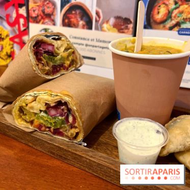 Kuna, naan indien façon street-food - Naan courge